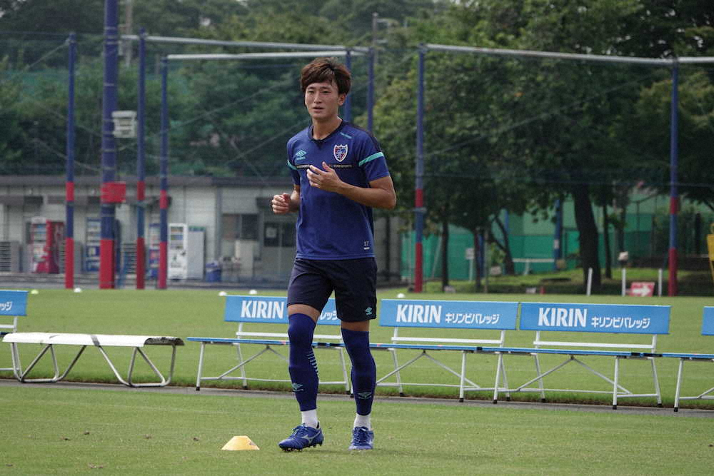 【画像・写真】FC東京ルーキー中村、22日札幌戦へ意気込み　無名の存在から躍進「目の前のことは全力でやってきた」