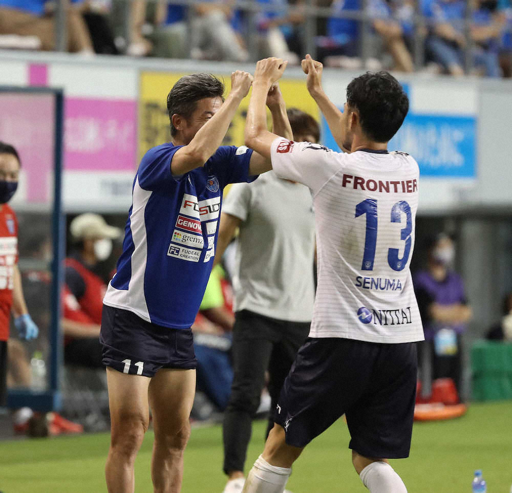 【画像・写真】劇的勝利の横浜FC・下平監督　最年長出場記録更新のカズを称賛「本当に活躍してくれた」
