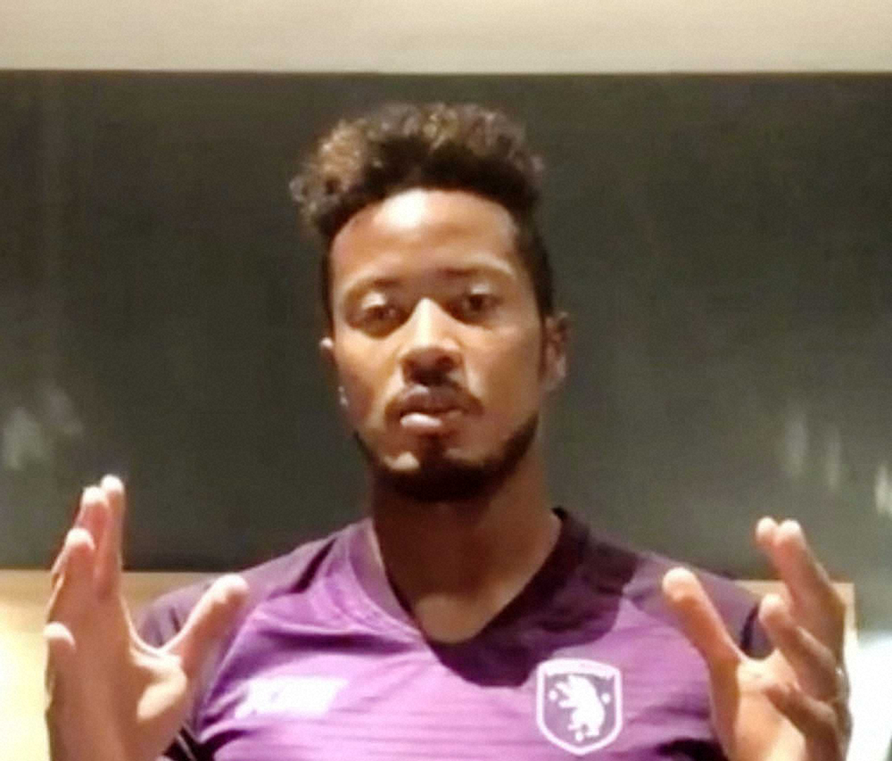 【画像・写真】武蔵　ベルギーLで得点王目指す！ベールスホット入団会見