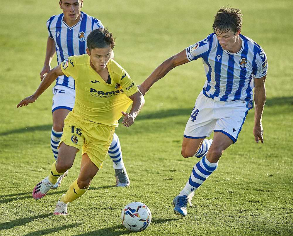 【画像・写真】ビリャレアル・久保、2戦ぶり先発で手応え　2得点呼んだ「かなり良くなっている」