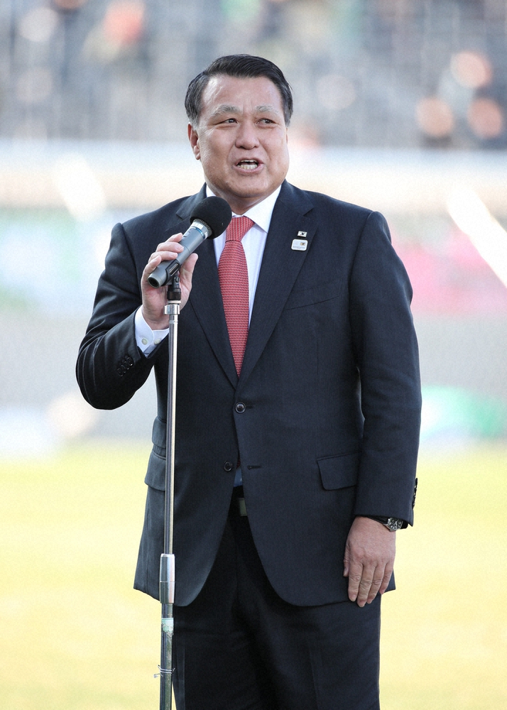 日本サッカー協会の田嶋会長