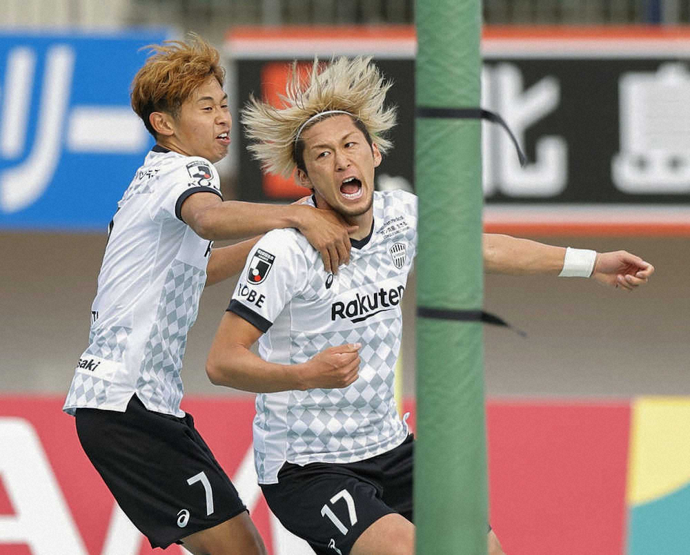 【画像・写真】神戸DF菊池が入魂の左足でJ1初得点　中2で東日本大震災に被災　「カズ魂」でA代表狙う