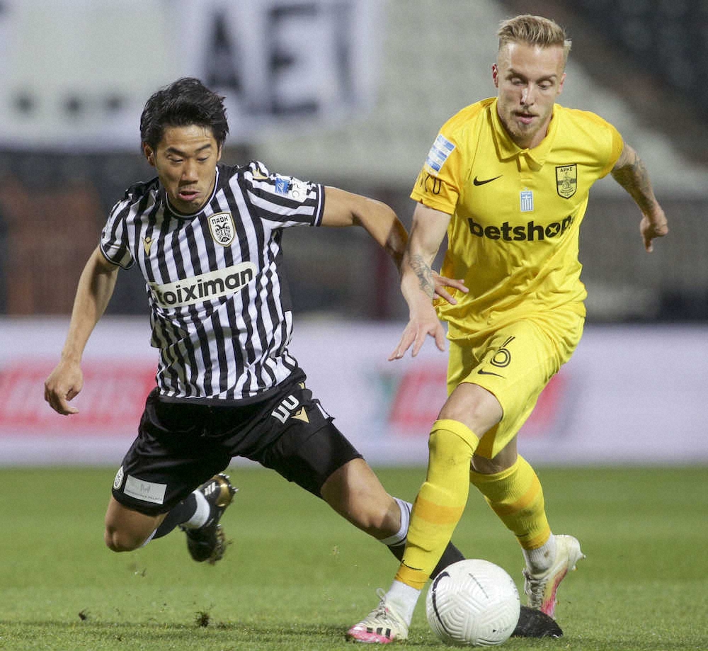 【画像・写真】PAOK・香川　リーグ戦初先発も前半で交代、指揮官「中盤に問題あった」