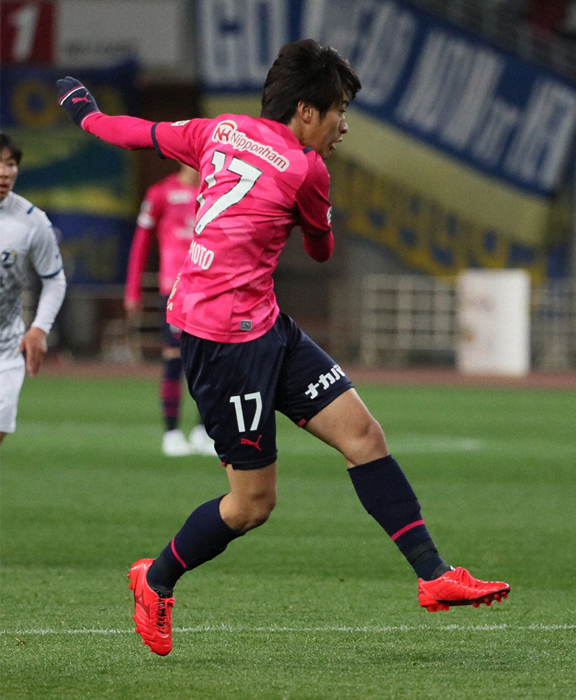 【画像・写真】＜Ｃ大阪・大分＞後半42分、先制ゴールを決める坂元（撮影・後藤　正志）