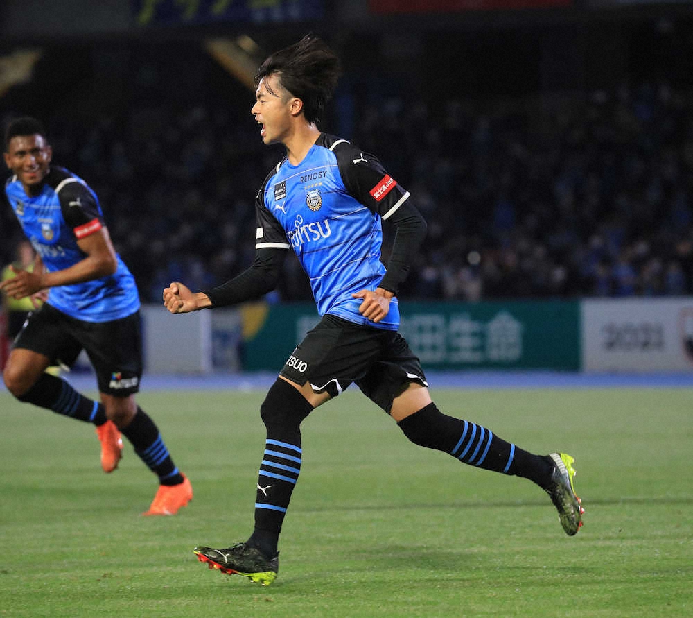 【画像・写真】川崎F・三笘2発快勝　U24代表の悔しさを力に「もっと違う形でゴールできるように」