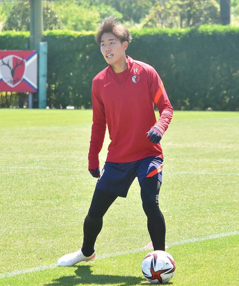 【画像・写真】鹿島の救世主は俺だ!高卒2年目FW染野「チームを勝たせられるFWに」　二枚看板不在の穴埋める