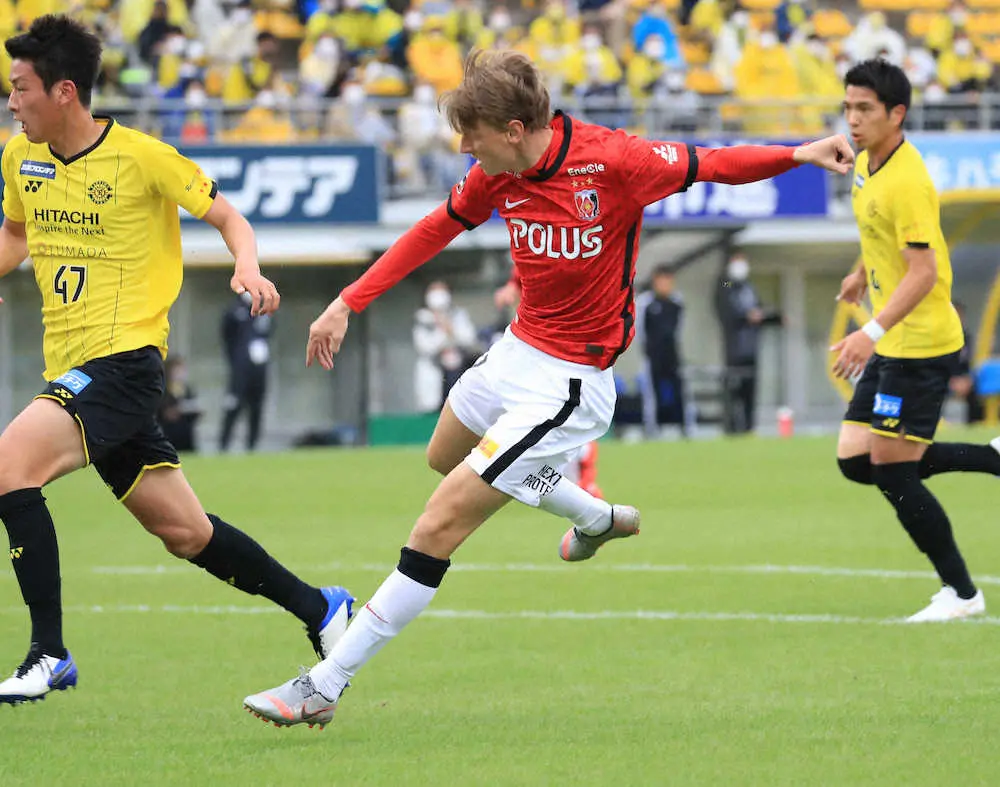 浦和の新助っ人fwユンカーがデビュー戦で初ゴール 得意の左足を一閃 スポニチ Sponichi Annex サッカー
