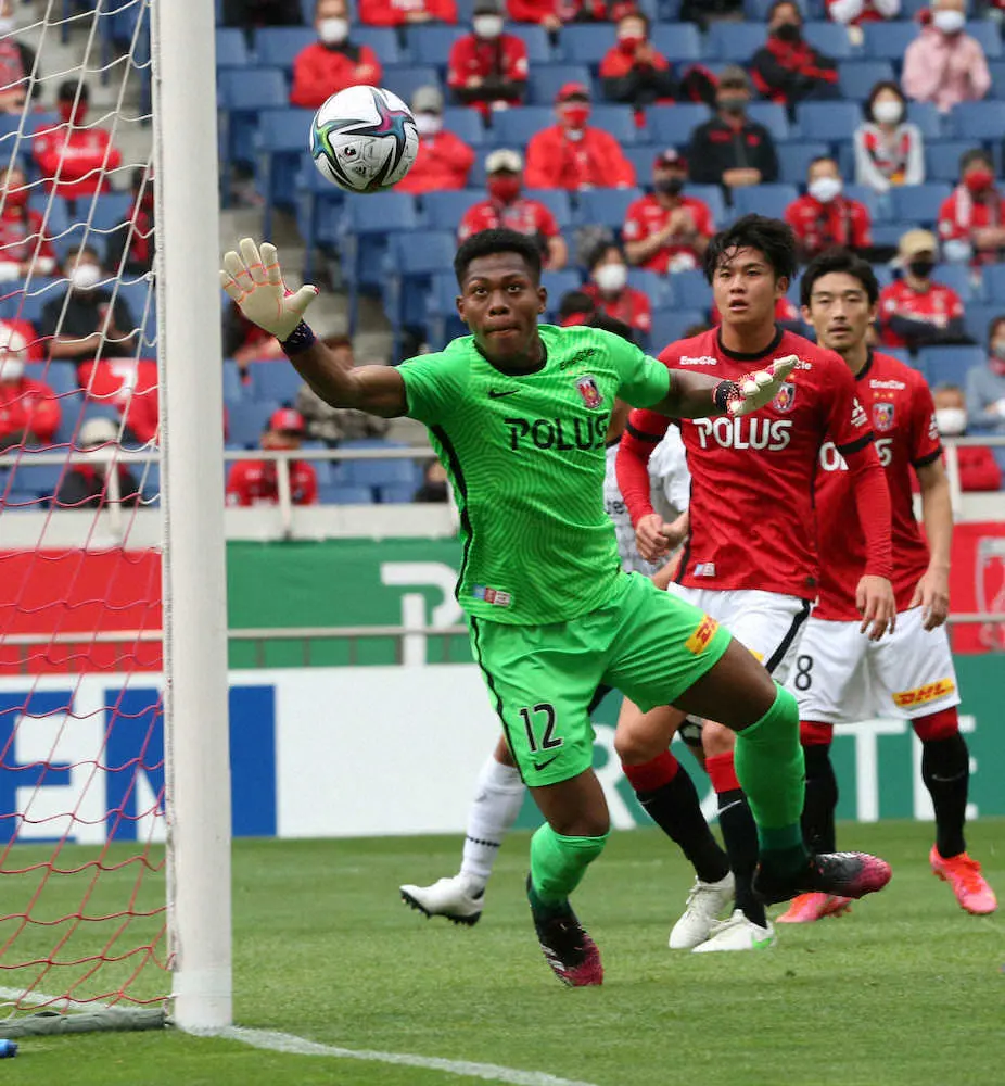 浦和18歳gk彩艶 川口能活以来2人目の快挙 デビュー3戦連続完封勝ち スポニチ Sponichi Annex サッカー