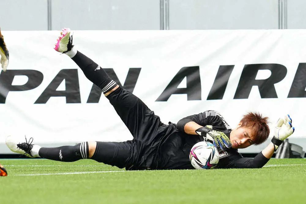 【画像・写真】U24代表GK大迫「誇り持って」五輪枠争い「なんとしても入って活躍したい」