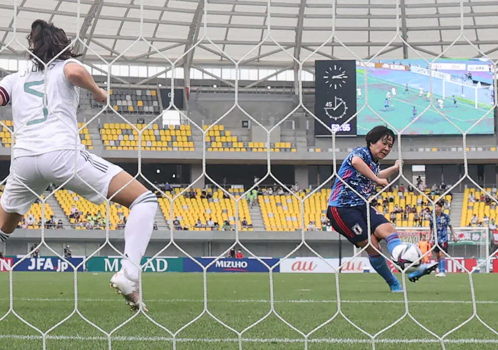 【画像・写真】澤穂希らに並ぶ最多　なでしこ・籾木が4戦連発　失点直後に左足で叩き込んだ