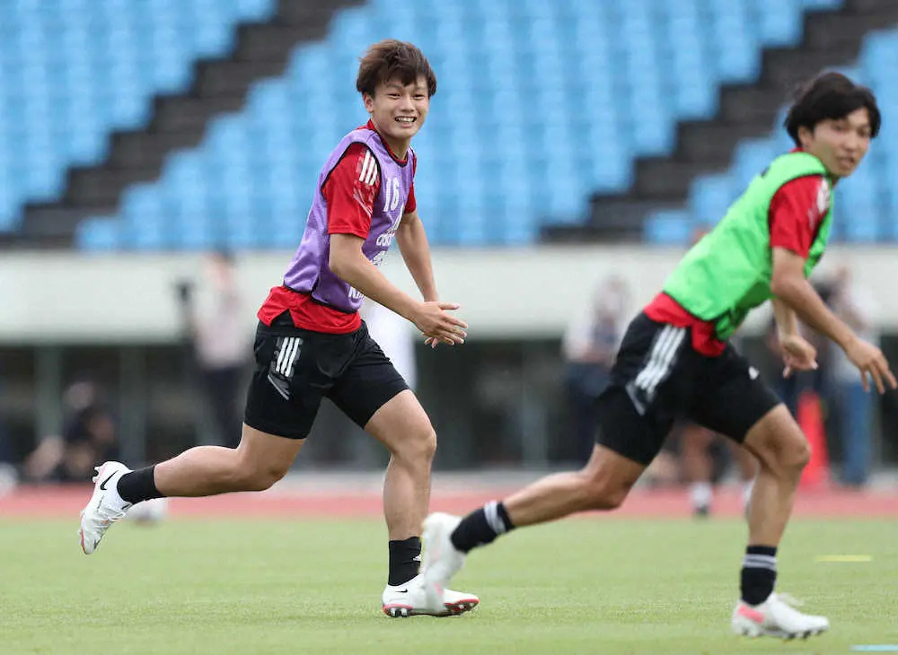【画像・写真】五輪エースFW間に合った！U24上田　1次L初戦の南ア戦照準「1戦目からいいパフォーマンスを」
