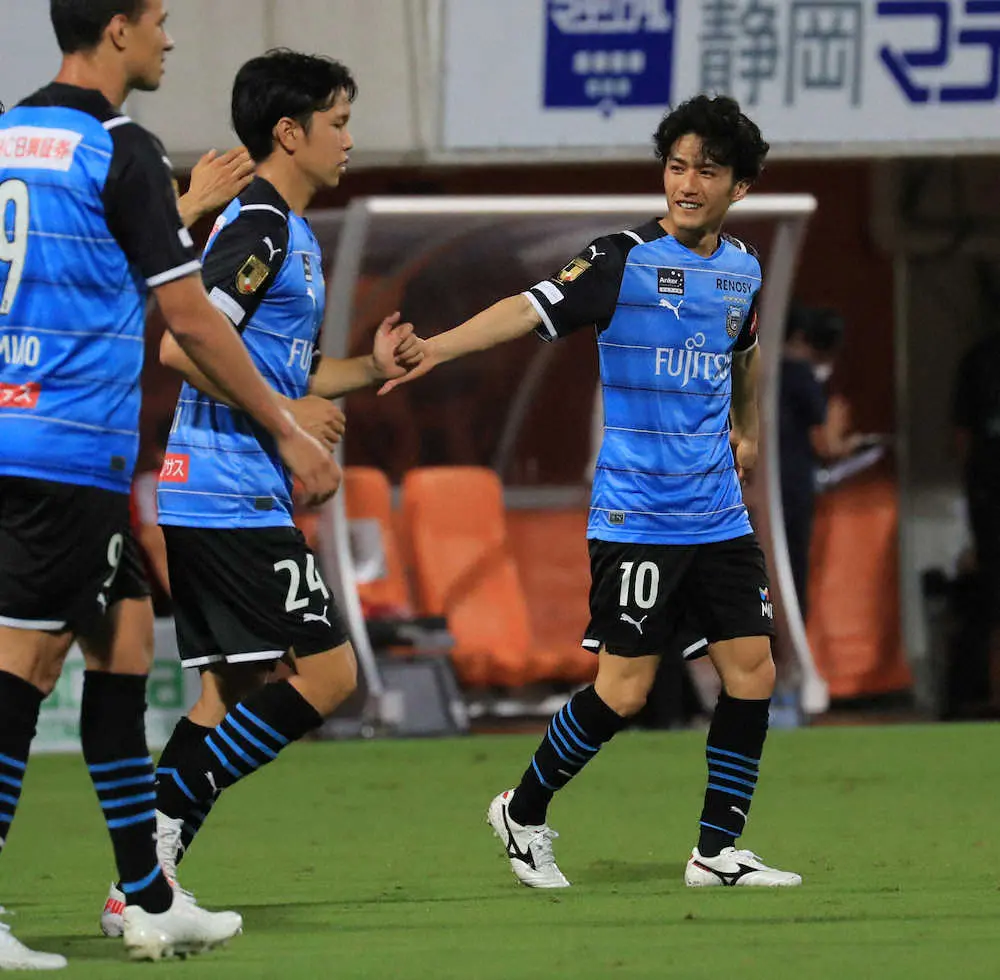 【画像・写真】川崎F　開幕から22戦不敗　大島が今季初得点！清水に快勝