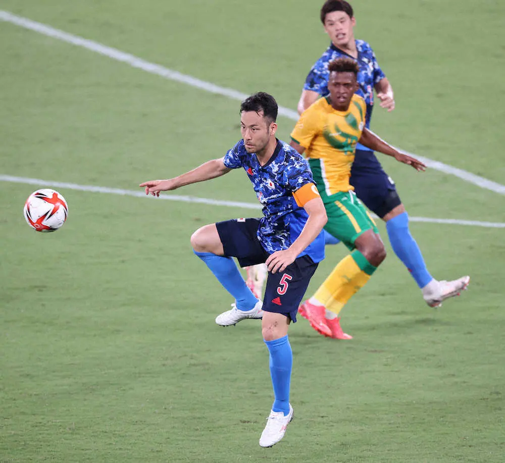 【画像・写真】U24日本・麻也　白星発進に「サポーターがいてくれたらもっと良かった」　