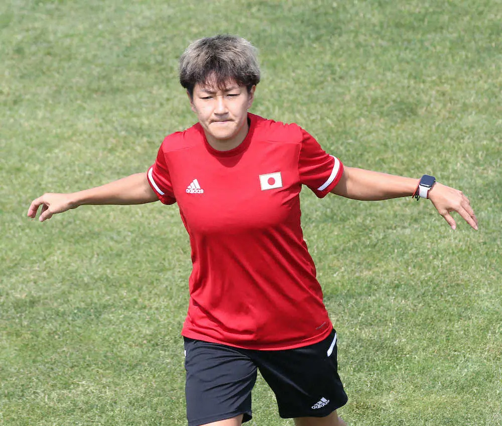 【画像・写真】なでしこ菅沢　24日英国撃破へ「チャンスが多くあるのは後半」19年W杯の雪辱誓う