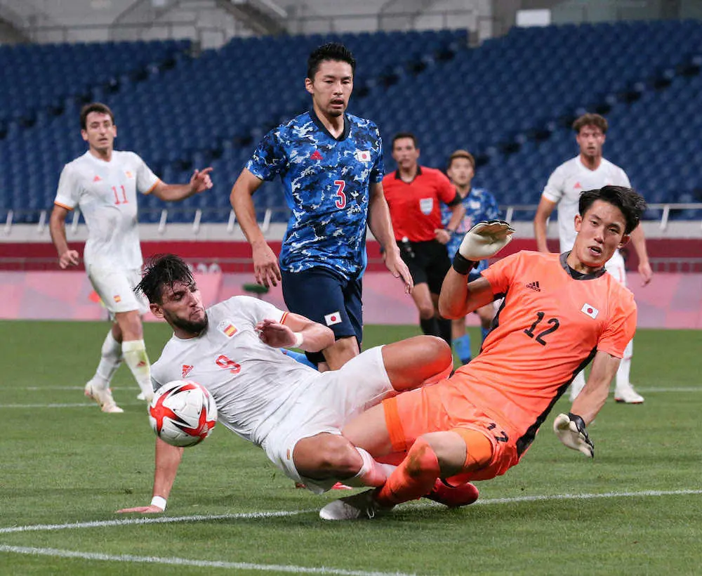 【画像・写真】U24日本　史上初の決勝進出ならず…強豪スペインに延長戦で力尽く　3位決定戦でメキシコと再戦