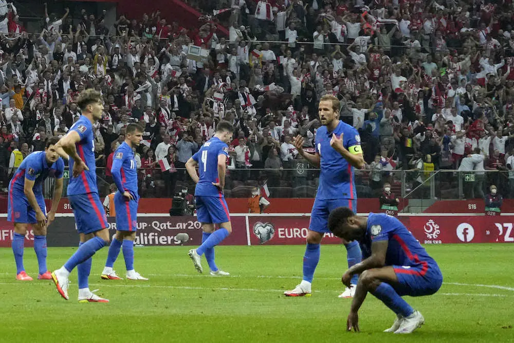 【画像・写真】イングランド、終了間際の失点で勝ち点3スルリ　連勝5でストップ