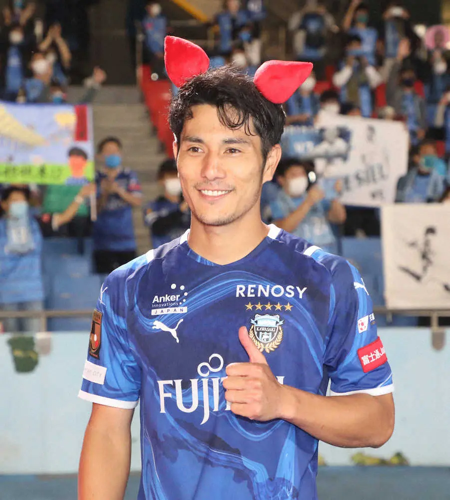 【画像・写真】川崎Fが劇的逆転勝ち　殊勲弾の知念がゴール後足つるも「最後の余力を全部使って決められた」