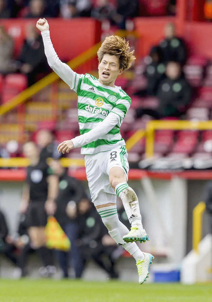 【画像・写真】セルティック古橋、サウジ戦OK弾！　日本代表“追加召集の男”膝の負傷から完全復活のろし