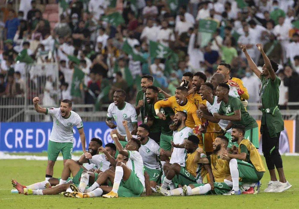 【画像・写真】サウジ　5万人超歓声に応えた、V弾のブリカン「サポーターにささげたい」