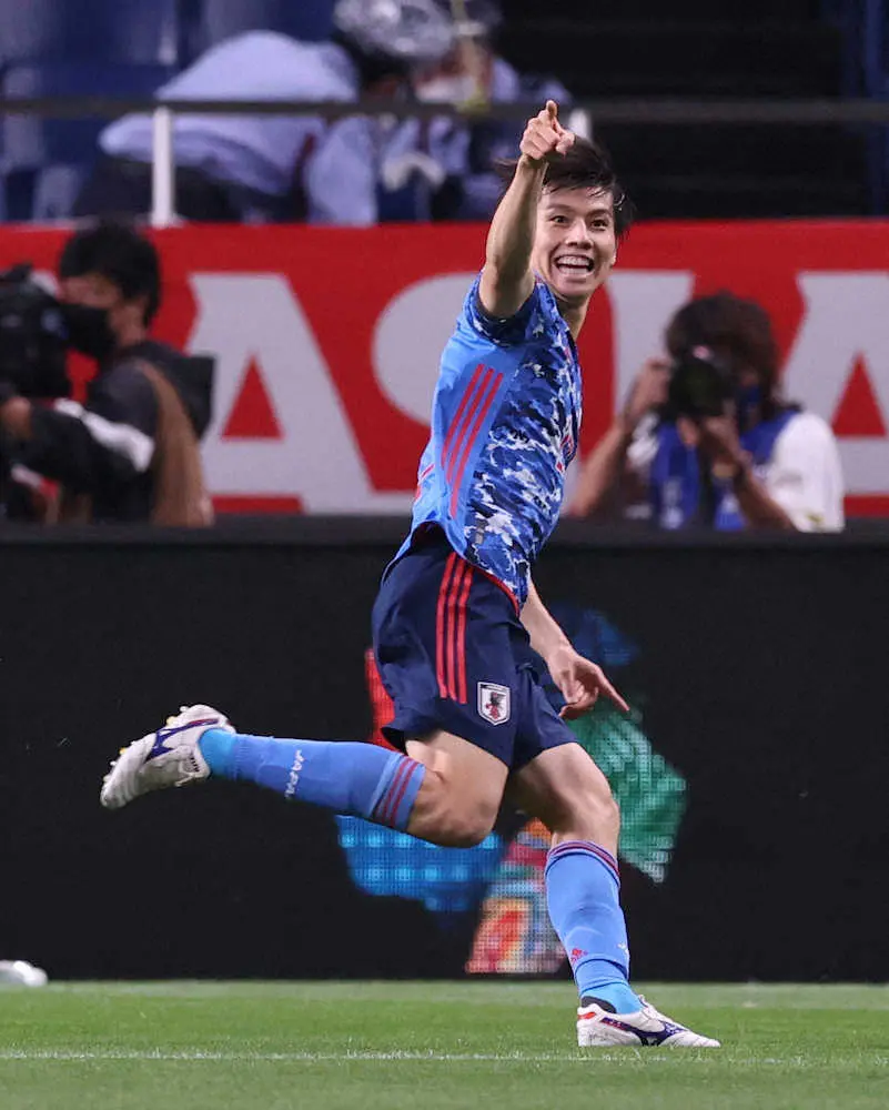 【画像・写真】日本代表“絶対負けられない”豪州戦　MF田中碧が先制ゴール!今予選初出場初先発でいきなり結果