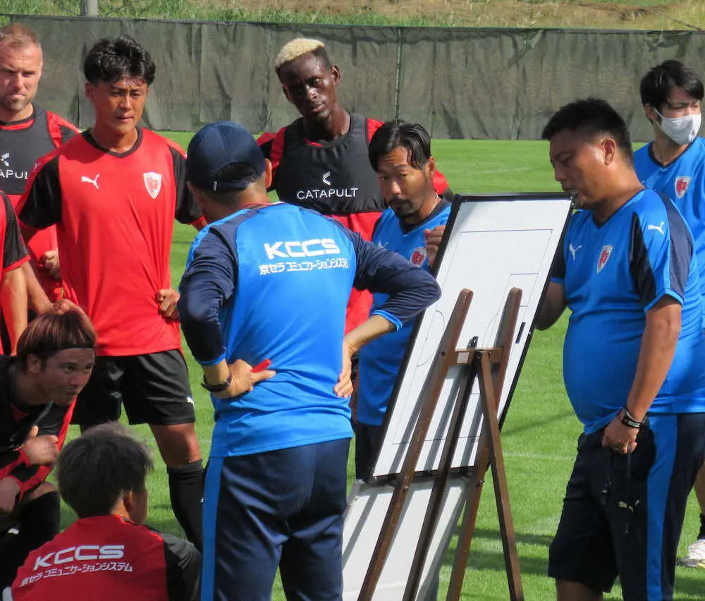 【画像・写真】J2京都が公開練習　紅白戦など実施