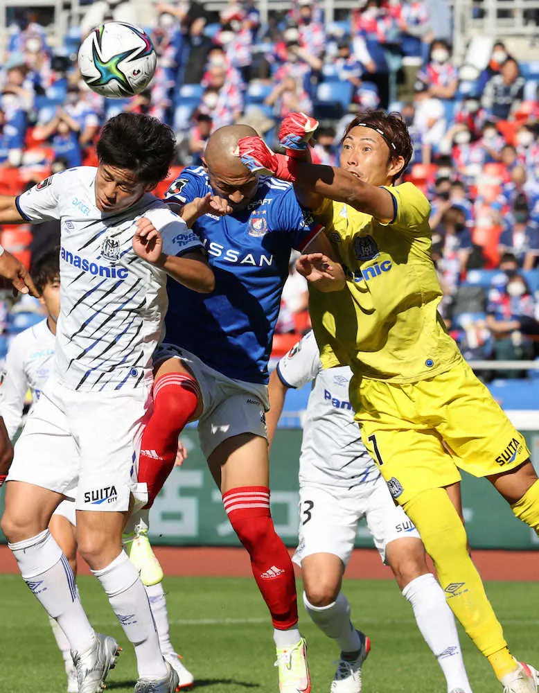 【画像・写真】G大阪GK東口が史上6人目のJ1通算100完封「まさか横浜相手に達成できるとは…」J1残留も王手