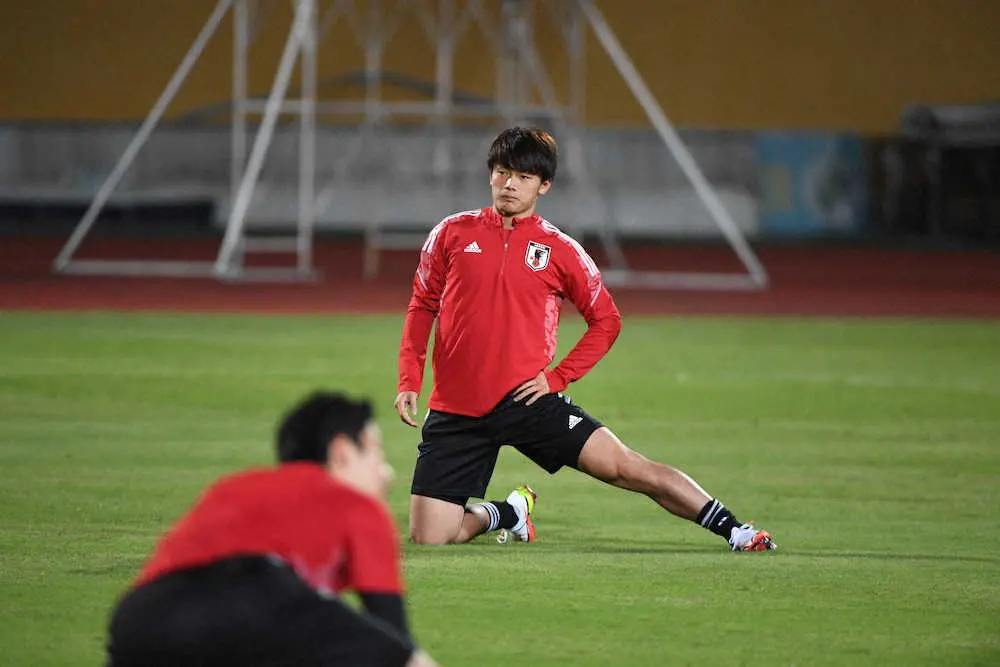 【画像・写真】上田　定位置奪取へ猛アピール誓う「自分しか出せないものを」