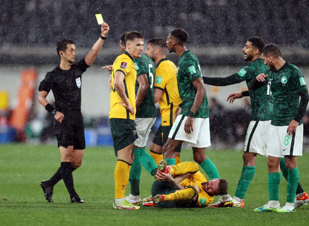 【画像・写真】W杯アジア最終予選　日本と同組“天王山”サウジ―豪州戦はスコアレスドロー　勝ち点1を分け合う