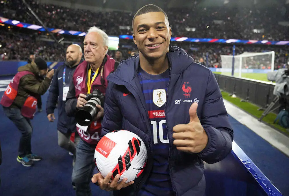 【画像・写真】エムバペ4発でフランスがW杯予選突破　デシャン監督「美しい夜だった」　連覇へ手応え