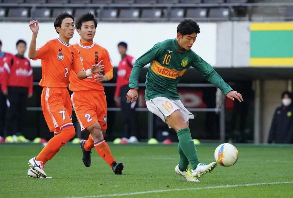 【画像・写真】静岡学園5発快勝で初戦突破　J内定コンビ伊東＆古川が躍動