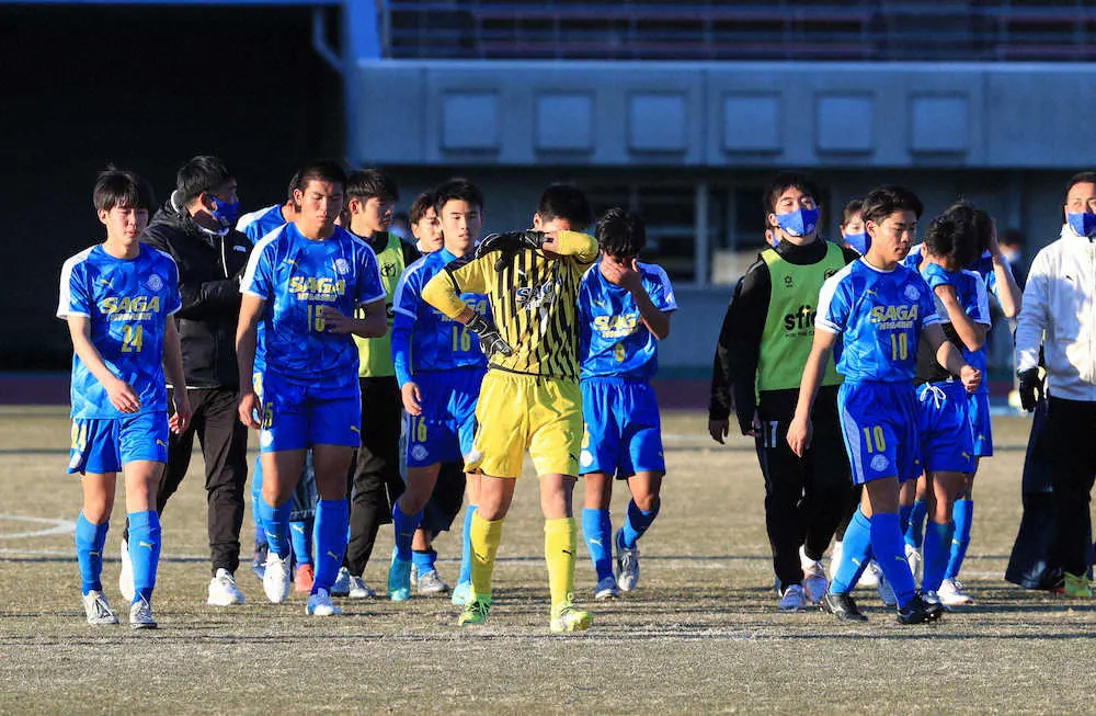 【画像・写真】佐賀東　大津の連続無失点を止めるも敗退「勝ちたかった」