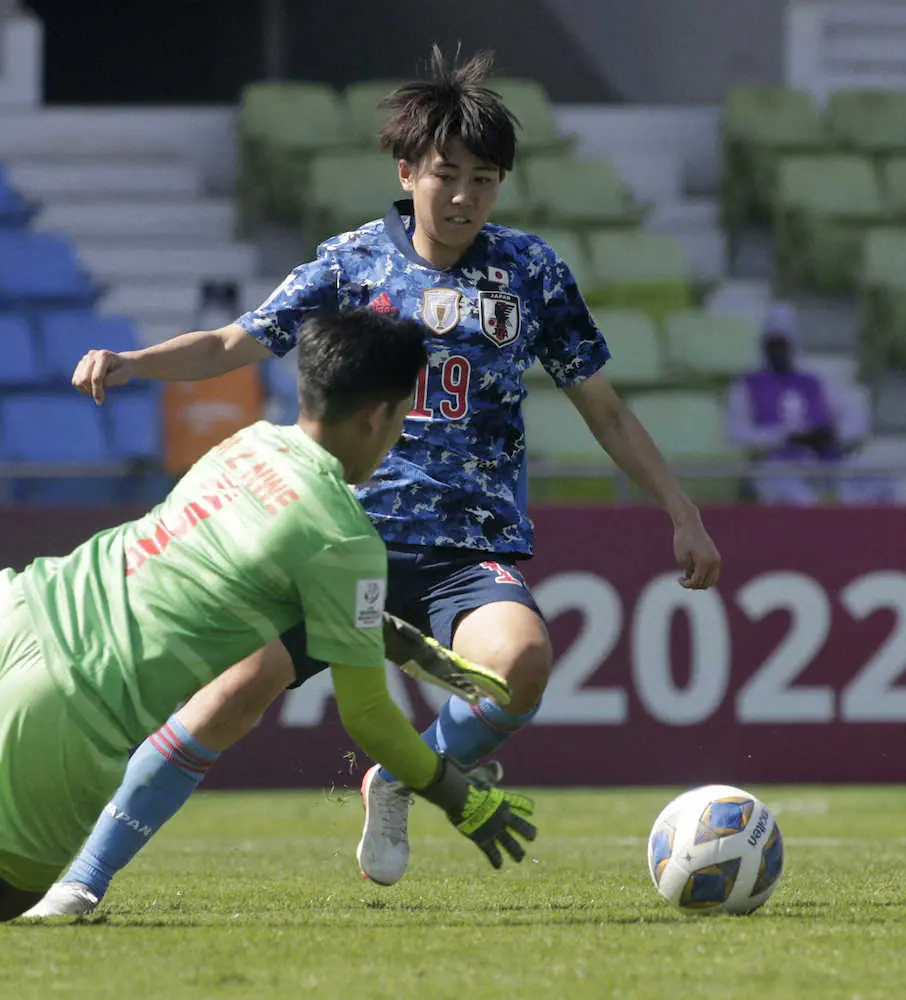 【画像・写真】池田なでしこ5発快幕！22歳FW植木の代表1号が口火　W杯切符獲得へ絶好のスタート
