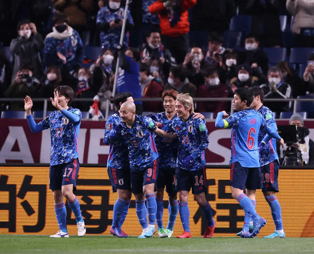 【画像・写真】日本代表　中国下しB組2位を死守!伊東純也が最終予選3戦連発で史上4人目の快挙達成