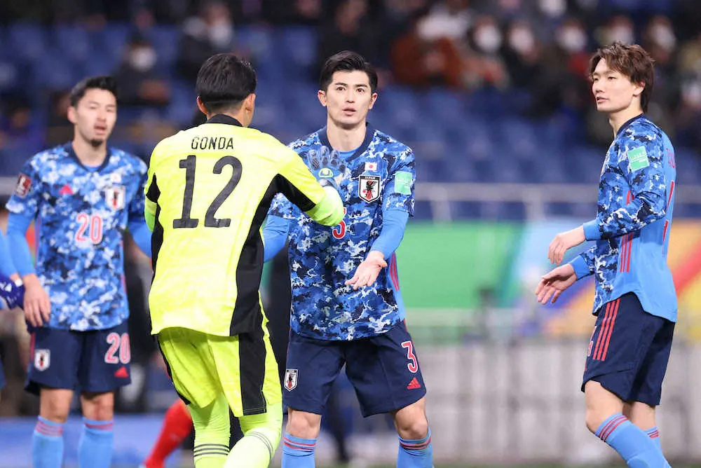 【画像・写真】日本代表DF谷口　最終予選初出場で完封勝利貢献しホッ「板倉といいコミュニケーション取れた」