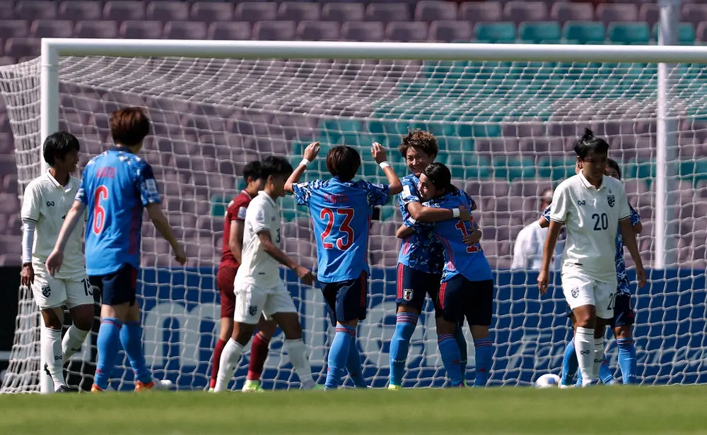 【画像・写真】なでしこ　9大会連続のW杯出場決めた!“緊急出場”FW菅沢4発などタイに7―0完勝でアジア杯4強入り