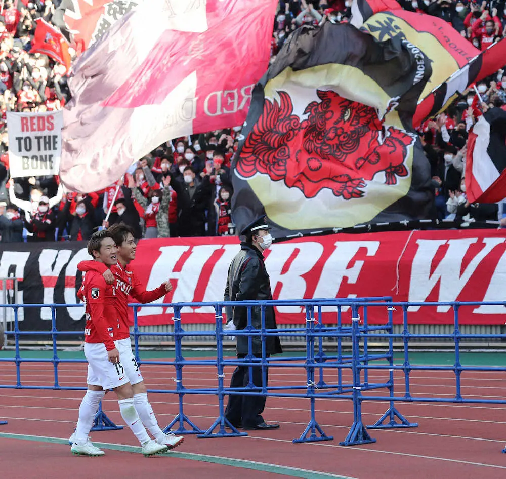 【画像・写真】浦和・江坂の今季第1＆2号でまず1冠　悲願リーグVへ弾み「去年は1回も勝てなかったので自信になる」