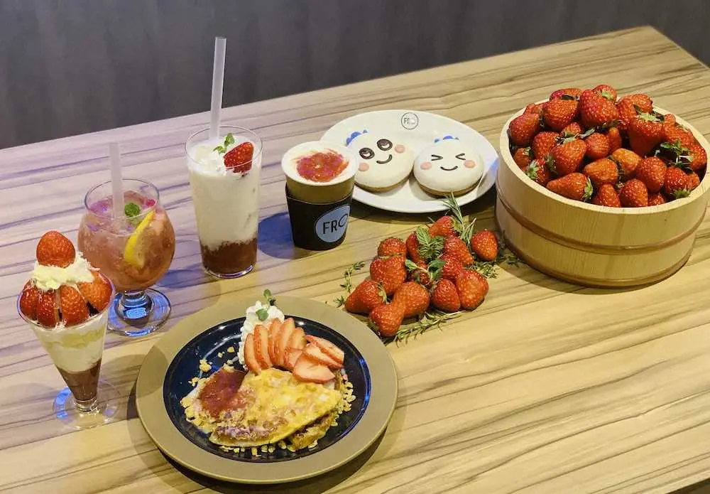 【画像・写真】川崎F公式カフェで「川崎いちごフェス2022」第1弾開催！川崎市産のいちごをたっぷり使用