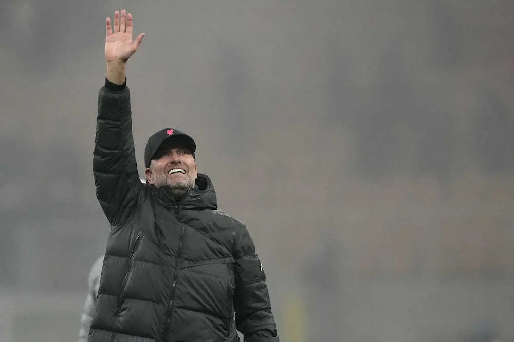 【画像・写真】リバプールがインテルに先勝　史上8人目、CL通算50勝達成のクロップ監督は「まだハーフタイム」