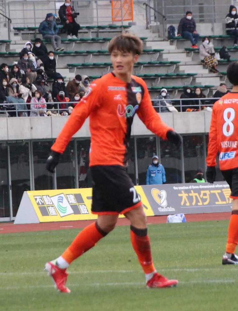 【画像・写真】J2山口　DF生駒が新加入いきなりゴール！　名刺代わり弾に照れ笑い「どう喜んでいいか分からなかった」