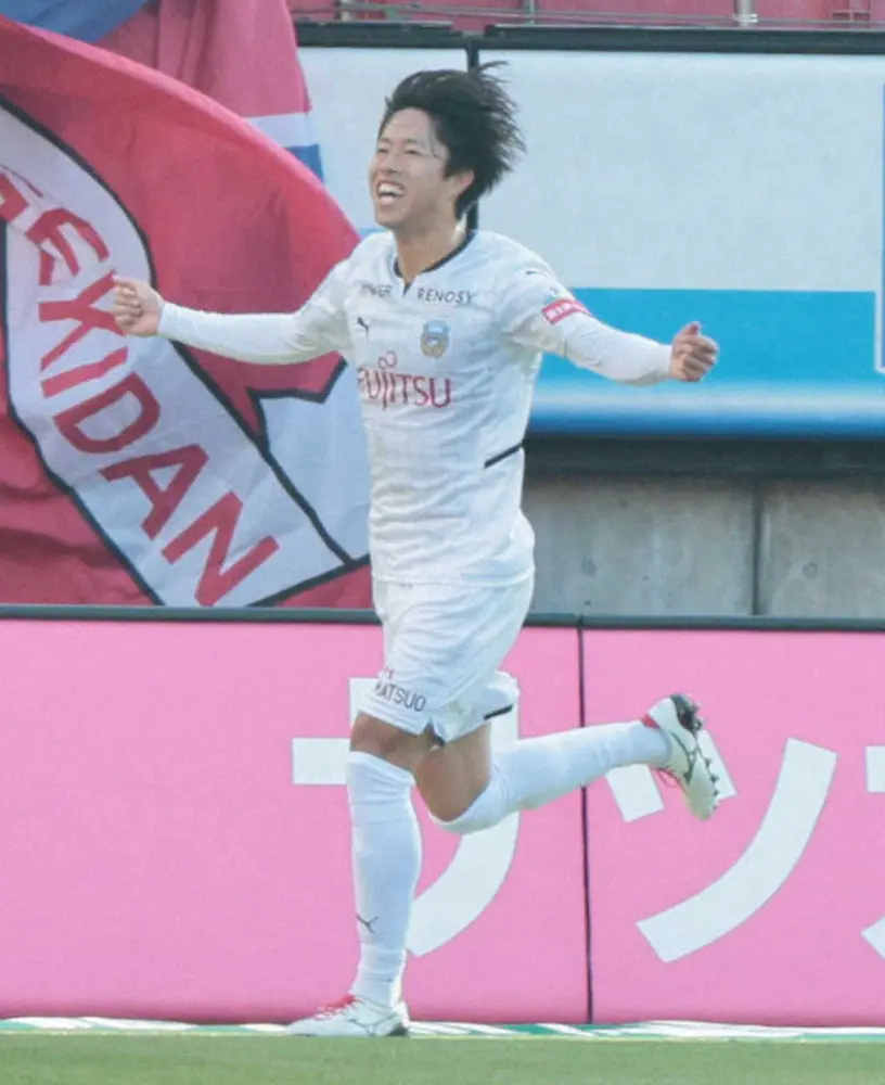 【画像・写真】川崎Fにまた逸材！　ルーキー佐々木が初先発で初ゴール「狙ってた」