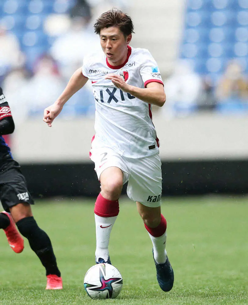【画像・写真】鹿島DF安西がホーム初勝利誓う「鹿島の2番を背負う責任を果たしたい」6日に柏戦