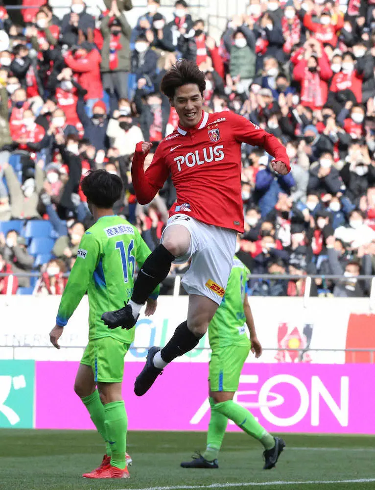 【画像・写真】浦和が待望の今季初勝利　MF江坂が右足で決勝弾＆GK西川は歴代2位タイのJ1通算163無失点試合