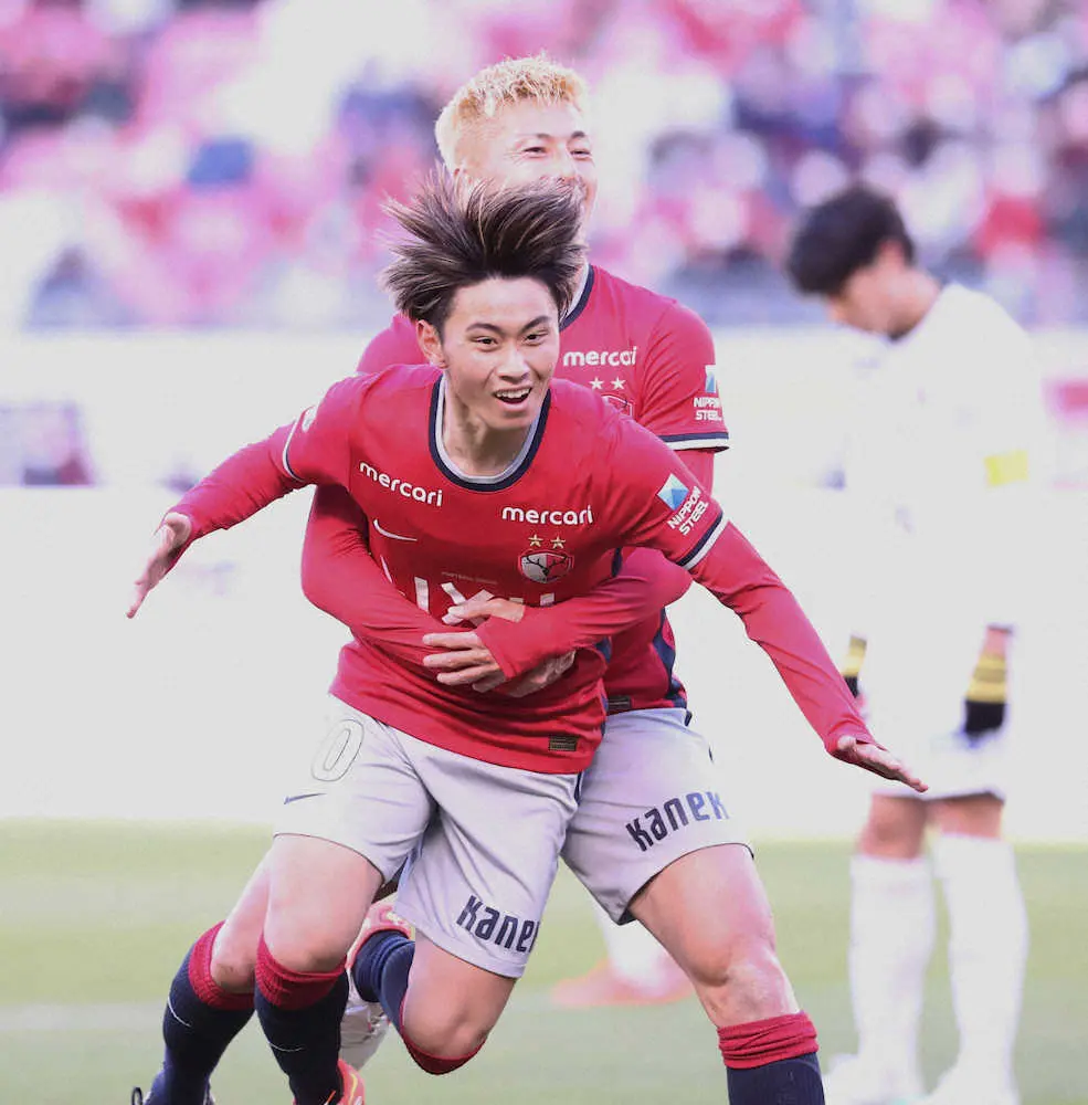 【画像・写真】鹿島MF荒木の得点で今季ホーム初勝利「ゴールしか考えていなかった　」J1通算550勝目飾る