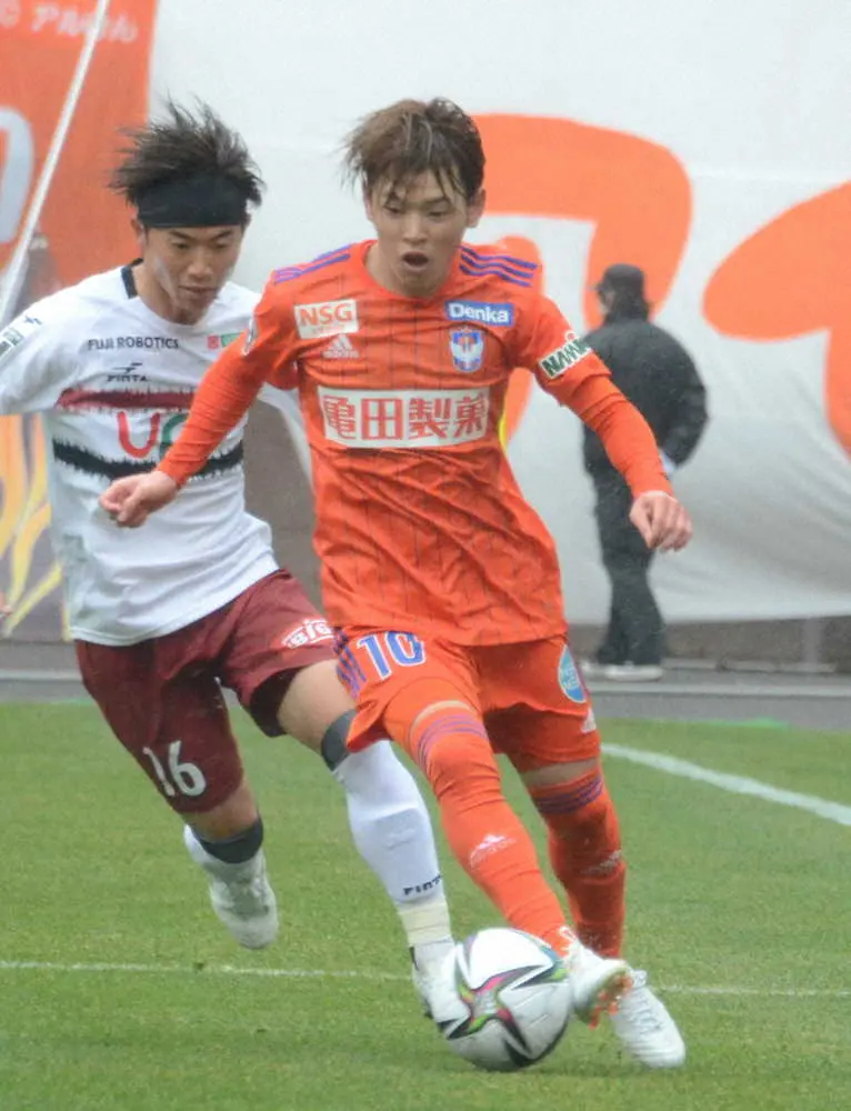 【画像・写真】J2山口　手痛いドローも今季初得点のFW大槻「ポジションを瞬時に考えいい入りができた」