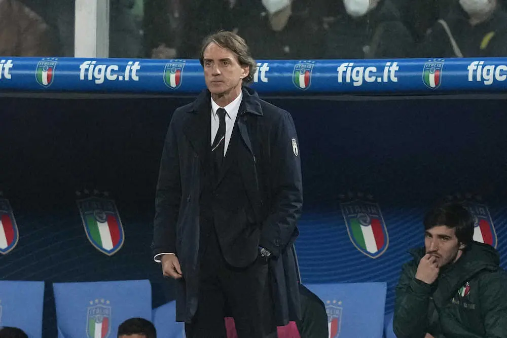 【画像・写真】イタリアが初の2大会連続W杯予選敗退　シュート数32―4で敗れ、指揮官は「最大の失望」