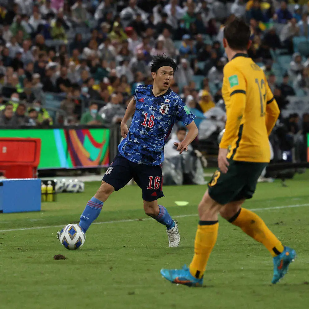 【画像・写真】W杯へサバイバルスタート　日本代表DF山根視来　ベトナム戦へ「生き残っていかないと」
