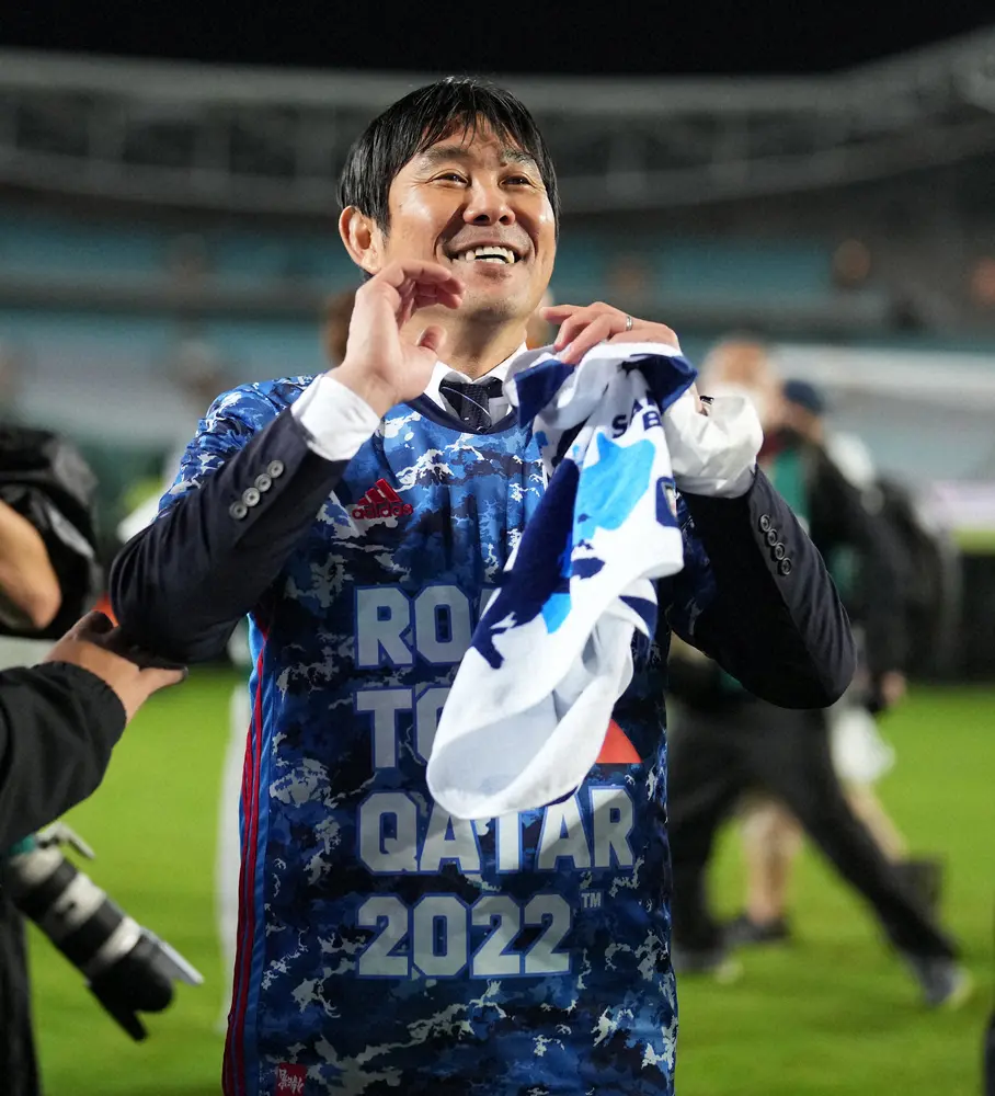 【画像・写真】森保監督　帰国時の歓迎に感謝「予選突破をあらためて実感」　次節ベトナム戦「勝つためにベストな選択を」