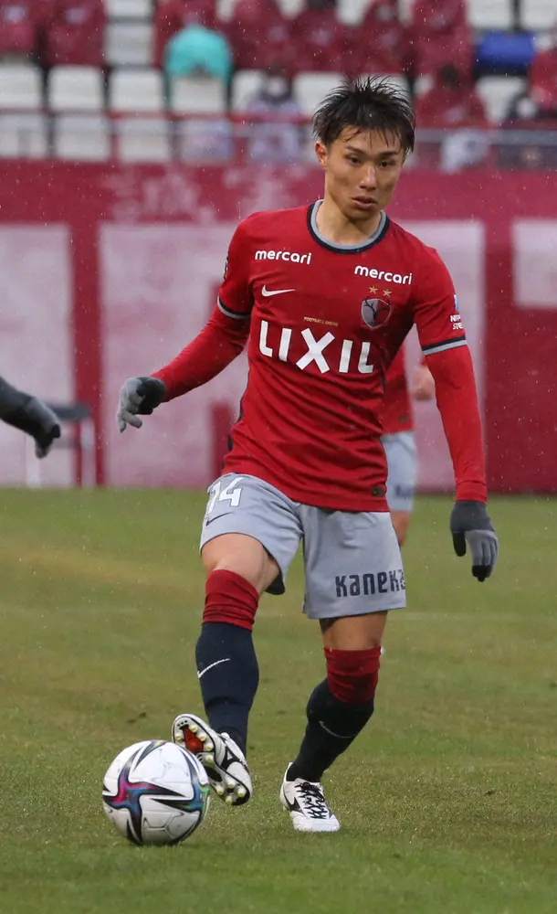 【画像・写真】鹿島・樋口　17日名古屋戦へ意気込む「攻撃はどんどん前に出ていきたい」