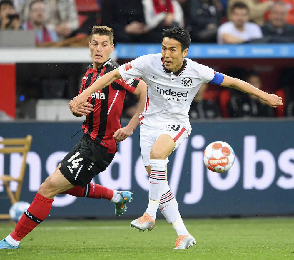 【画像・写真】Eフランクフルト・長谷部　フル出場も勝利導けず…6戦勝ちなしで11位転落