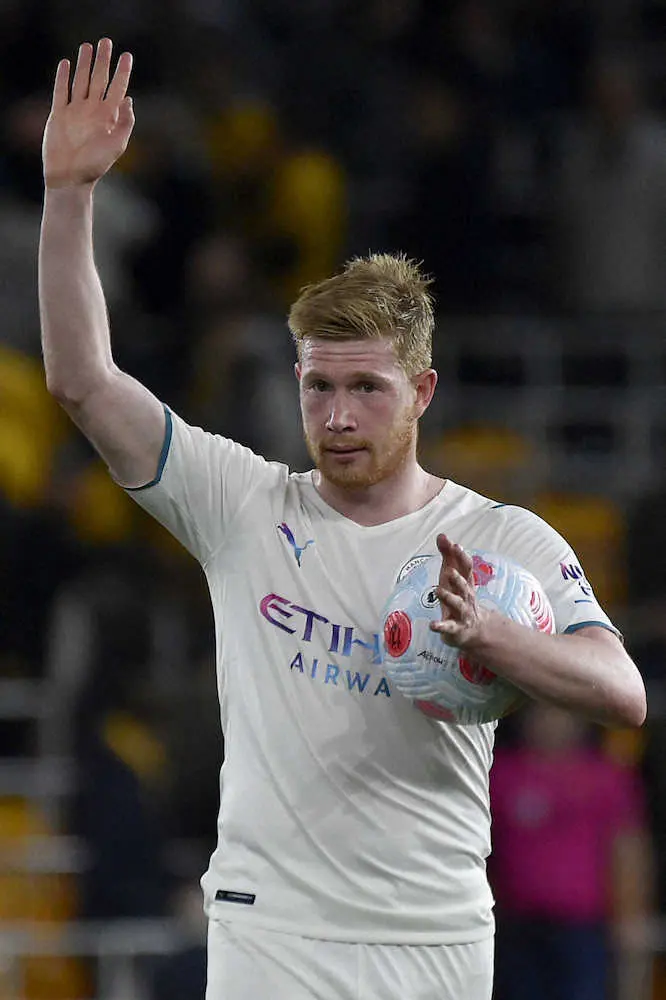 【画像・写真】マンC　リーグ連覇に前進、デブルイネ4発で大勝